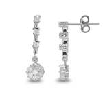 0,44 Karat Diamant Tropfen Ohrring 0,44 Karat Diamant Tropfen Ohrring