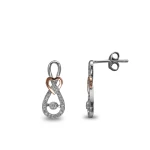 Diamant Herz & Unendlichkeits Ohrring Apeldoorn Diamant Herz & Unendlichkeits Ohrring Apeldoorn
