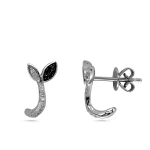 Schwarz-Weiß Diamant Fantasie Ohrringe Schwarz-Weiß Diamant Fantasie Ohrringe