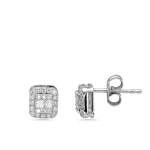 Diamant Fantasie Prinzess Ohrringe Diamant Fantasie Prinzess Ohrringe