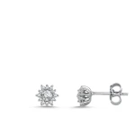 0,36 Karat Diamant-Solitär-Ohrringe
