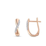 0,11 Karat Diamant-Ohrringe 0,11 Karat Diamant-Ohrringe