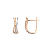 0,18 Karat Diamant-Ohrringe