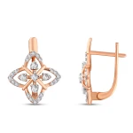 Diamant Stern Gold Ohrringe Diamant Stern Gold Ohrringe