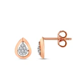 Diamant Gold Ohrringe Diamant Gold Ohrringe