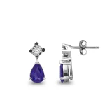 Diamant Saphir Ohrring Gouda
