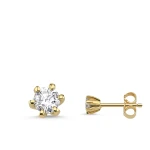 0,30 Karat Diamant-Solitär-Ohrringe