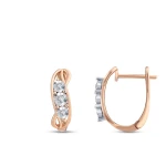 0,50 Karat Miracle-Diamantohrringe (optische Wirkung)