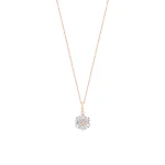 0,60 Karat Solitär-Diamantkette (optische Wirkung)