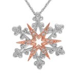 Diamant Schneeflocken-Kette Diamant Schneeflocken-Kette