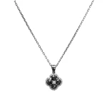 Schwarze Glücks-Diamantkette Schwarze Glücks-Diamantkette
