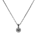 Fantasie Schwarze Diamantkette
