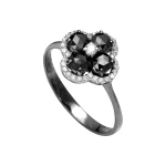 Schwarzer Glücks-Diamantring Schwarzer Glücks-Diamantring