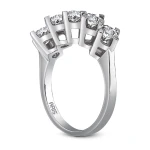 Diamant 5-Stein Miracle Ehering (0,75 Ct Optik) Diamant 5-Stein Miracle Ehering (0,75 Ct Optik)