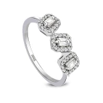 Diamant Baguette Tria Ring Diamant Baguette Tria Ring