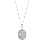 Diamant Fantasie Baguette Kette