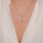 Diamant Fantasie Baguette Kette Diamant Fantasie Baguette Kette