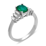 Baguette Diamant Smaragd Fantasie Ring Baguette Diamant Smaragd Fantasie Ring
