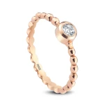 0,13 Karat Diamant Trend Solitärring Ring 0,13 Karat Diamant Trend Solitärring Ring
