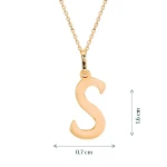 Gold Buchstaben Kette Gold Buchstaben Kette