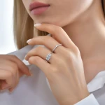 Diamant Tria Baguette Design Ring Diamant Tria Baguette Design Ring