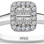 0,28 Karat Diamant Fantasie Prinzess-Schliff Ring 0,28 Karat Diamant Fantasie Prinzess-Schliff Ring