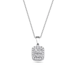 Diamant Fantasie Prinzess-Schliff Kette Diamant Fantasie Prinzess-Schliff Kette