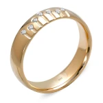 Verlobungsring mit Diamanten Damenmodell (4mm) Verlobungsring mit Diamanten Damenmodell (4mm)