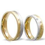 Gold Ehering Herren Modell