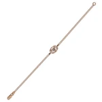 Diamant Stirn-Chakra (Ajna) Goldarmband