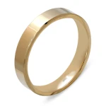 Klassischer Glatter Gold Ehering (4 mm) Herren Modell Klassischer Glatter Gold Ehering (4 mm) Herren Modell