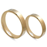 Klassischer Glatter Gold Ehering (4 mm) Herren Modell Klassischer Glatter Gold Ehering (4 mm) Herren Modell