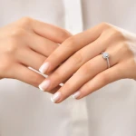 Diamant Baguette Moderner Design Ring