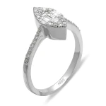 Diamant Markisen-Optik Baguette Ring Diamant Markisen-Optik Baguette Ring