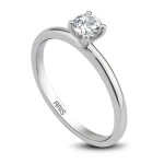 0,20 Karat Diamant-Solitärring Ascona