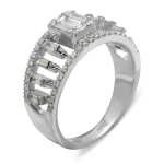 Diamant Fantasie Baguette Ring