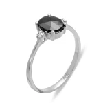 Schwarz-Weiß Diamant Ring