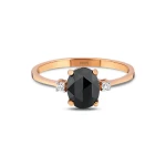 Schwarz-Weiß Diamant Ring
