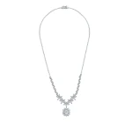 Diamant Baguette Halskette Diamant Baguette Halskette