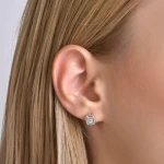 Diamant Baguette Ohrringe