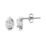 Diamant Fantasie Baguette Ohrringe Diamant Fantasie Baguette Ohrringe