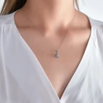 Diamant Baguette Kette Diamant Baguette Kette