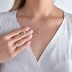 Diamant Baguette Kette Diamant Baguette Kette