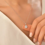 Diamant Tropfen Miracle Kette