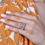 Diamant Fantasie Baguette Ring