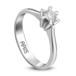 0,20 Karat Diamant Solitärring Toulon