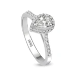 0,50 Karat Diamant Fantasie Tropfen Ring 0,50 Karat Diamant Fantasie Tropfen Ring