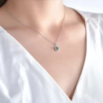 Smaragd Diamant Kette Smaragd Diamant Kette