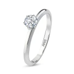 0,25 Karat Diamant Solitärring Limoges 0,25 Karat Diamant Solitärring Limoges