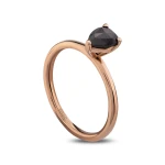 Tropfen Schwarzer Diamant Ring Tropfen Schwarzer Diamant Ring
